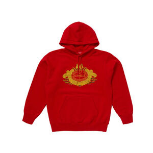 Supreme Love Or Hate Hooded Sweatshirt Hoodie Red Medium FW18 BRAND NEW